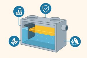 Quais os benefícios da caixa separadora de óleo para empresa? 6 Leia mais sobre o artigo Quais os benefícios da caixa separadora de óleo para empresa?