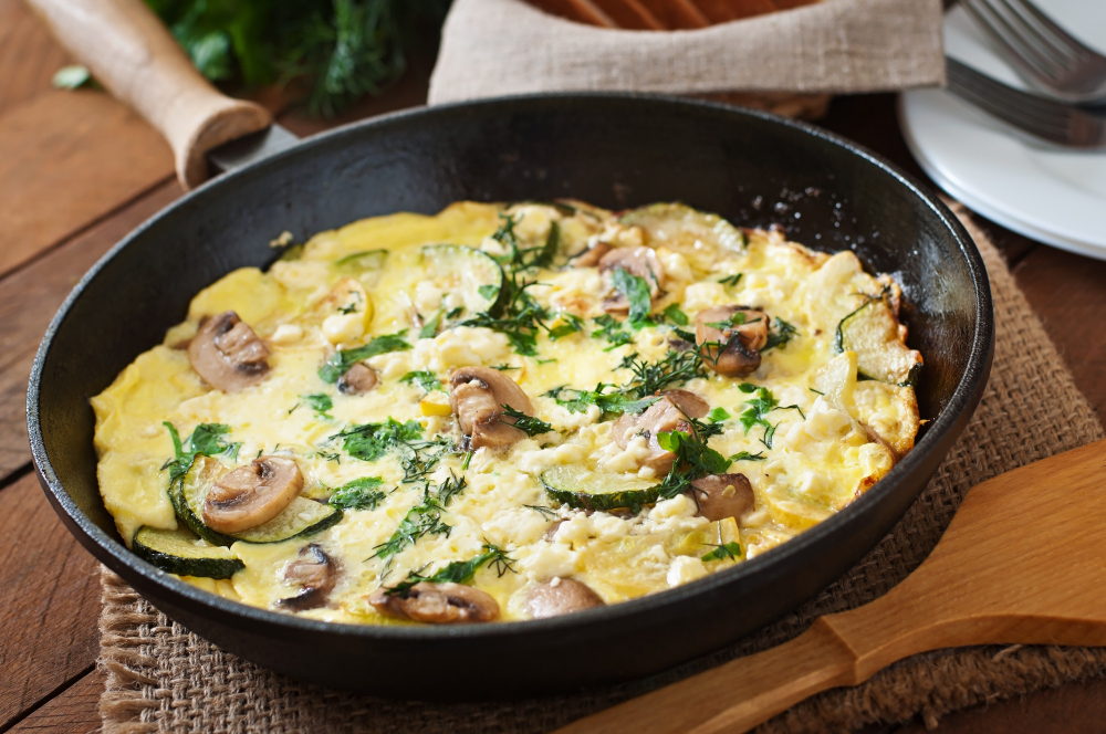 Como fazer fritura saudável em casa? 3 omelete frigideira